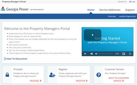 georgia property manager portal